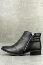 Wanted | Pecos Black Ankle High Heel Boots | Size 5.5 | Vegan Friendly | Lulus