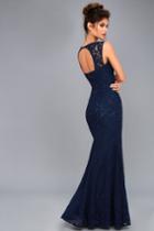 Rosetta Navy Blue Lace Maxi Dress | Lulus