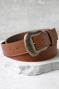 Lulus Vaquero Gold And Tan Belt