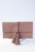 Indra Mauve Tassel Clutch | Lulus