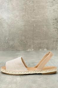 Bamboo Oceanic Natural Espadrille Sandals