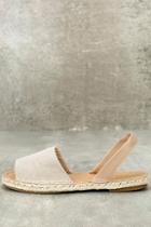 Bamboo Oceanic Natural Espadrille Sandals