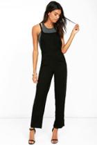 Olive & Oak Joss Black Overalls