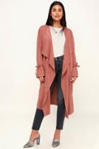 Cobble Hill Rusty Rose Suede Jacket | Lulus