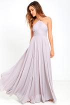 Lulus Everlasting Enchantment Grey Maxi Dress