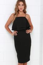 Finders Keepers Finders Keepers Move On Up Black Midi Dress