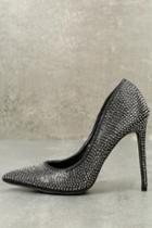 Liliana | Suki Black Rhinestone Pumps | Size 9 | Lulus