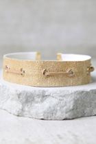 Ettika | One Way Ticket Tan Choker Necklace | Beige | Lulus