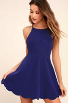 Play On Curves Royal Blue Backless Dress | Lulus