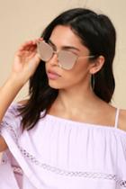 Shine So Bright Pink Mirrored Sunglasses | Lulus