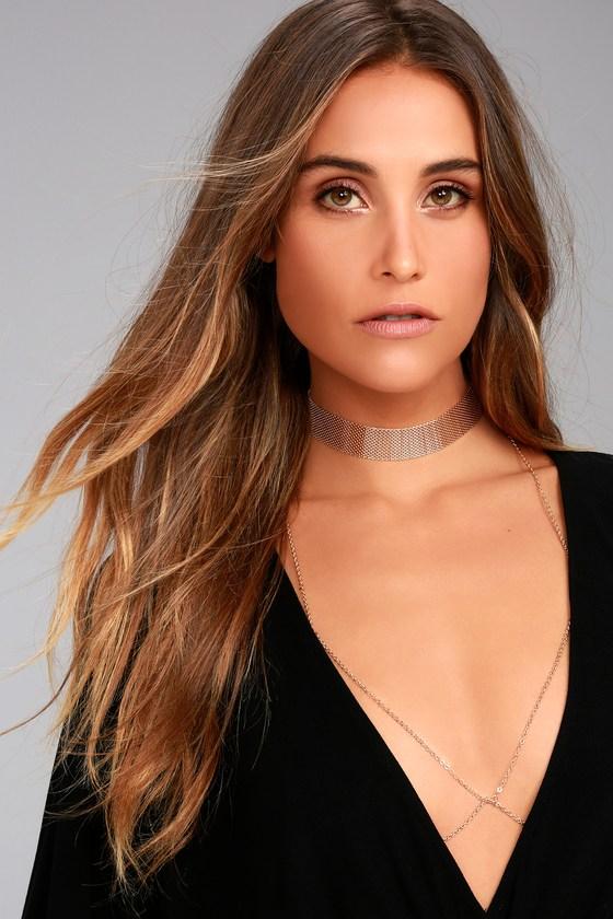 Lulus | Hold Me Gold Layered Choker Necklace