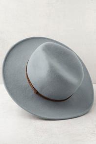 Wyeth Connor Slate Blue Wool Fedora