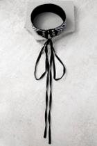 New Friends Colony Deco Black And Iridescent Choker Necklace