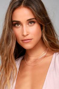 8 Other Reasons Lolo Rose Gold Layered Choker