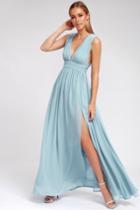 Heavenly Hues Light Blue Maxi Dress | Lulus