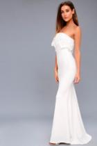 Birdy White Lace Maxi Dress | Lulus