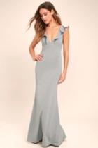 Perfect Opportunity Grey Maxi Dress | Lulus