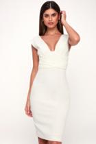 Grace Willow The Label Cecilia White Sheath Midi Dress | Lulus