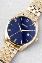 Nixon Bullet Light Gold And Navy Watch