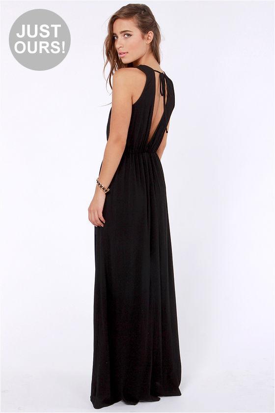 Lulus Exclusive The Great Maxi Black Maxi Dress