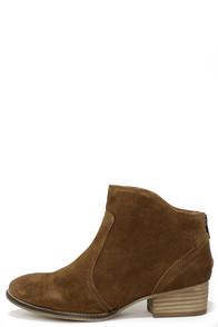 Seychelles Reunited Tan Suede Leather Ankle Boots