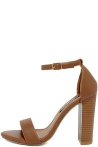 Dbdk Romilda Camel Ankle Strap Heels