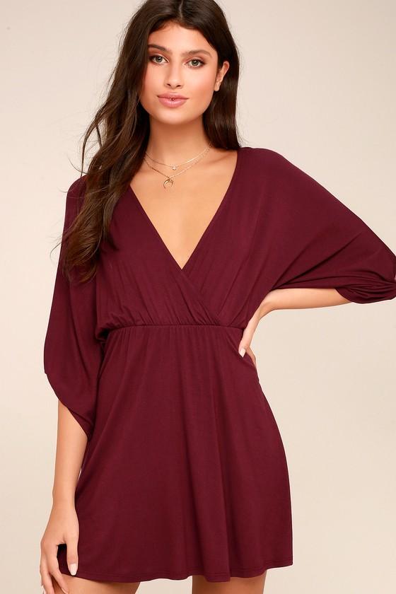 Bewitching Burgundy Dress | Lulus