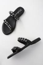Matisse Reagon Black Leather Slide Sandal Heels | Lulus