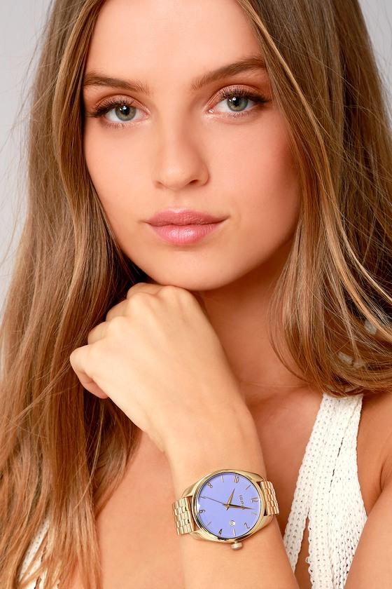 Nixon | Bullet Light Gold And Lavender Watch | Lulus