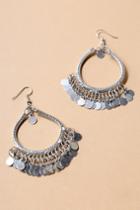 Lulus | Globe-trotting Silver Earrings