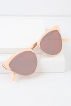 Hunky Dory Pink Cat-eye Sunglasses | Lulus