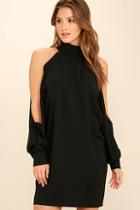 Do & Be Under Your Spell Black Long Sleeve Dress