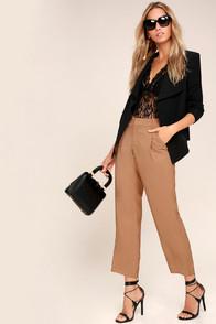 Evidnt Larkyn Light Brown Trouser Pants