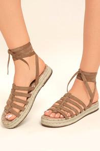 Sam Edelman Circus By Sam Edelman Ariel Golden Caramel Lace-up Espadrilles