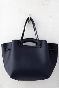 Lulus Too Haute To Handle Black Tote
