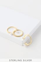 Total Treasure Gold And Pearl Ring Set | Lulus