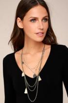 Lulus | Love On The Run Gold Layered Necklace
