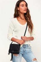 Petite Chic Black Convertible Bag | Lulus
