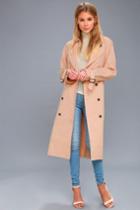 Astr The Label Wesley Blush Pink Trench Coat | Lulus