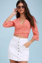 Tutor White Denim Button-up Mini Skirt | Lulus