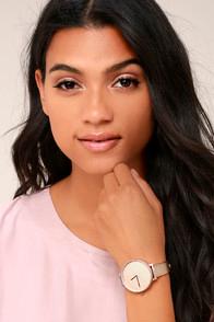 Lulus Timeless Is More Rose Gold Watch