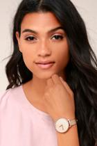 Lulus Timeless Is More Rose Gold Watch