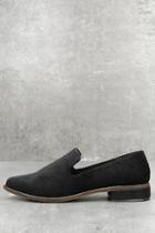 Kelsi Dagger Arbor Black Corduroy Loafers
