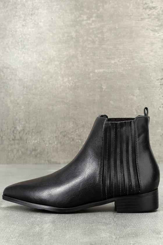 Beast | Edie Black Ankle Booties | Lulus