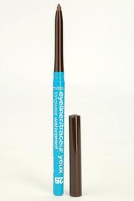 2b Cosmetics 2b Retractable Waterproof Brown Eye Liner