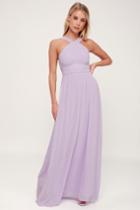Air Of Romance Lavender Maxi Dress | Lulus