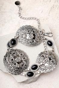 Lovestrength Grace Concho Silver Chain Belt