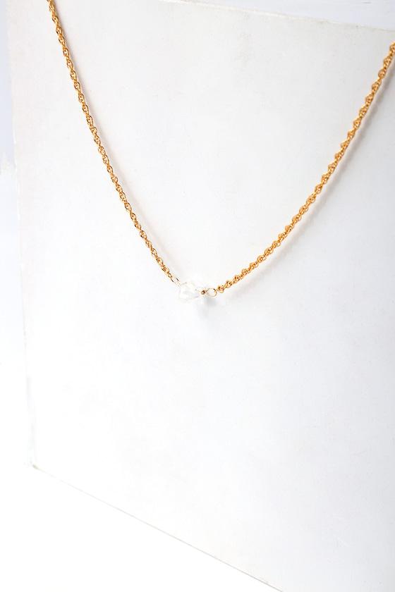 Secret Wish Gold Choker Necklace | Lulus
