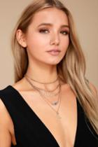 Lulus | Eye Of The Beholder Gold Layered Choker Necklace