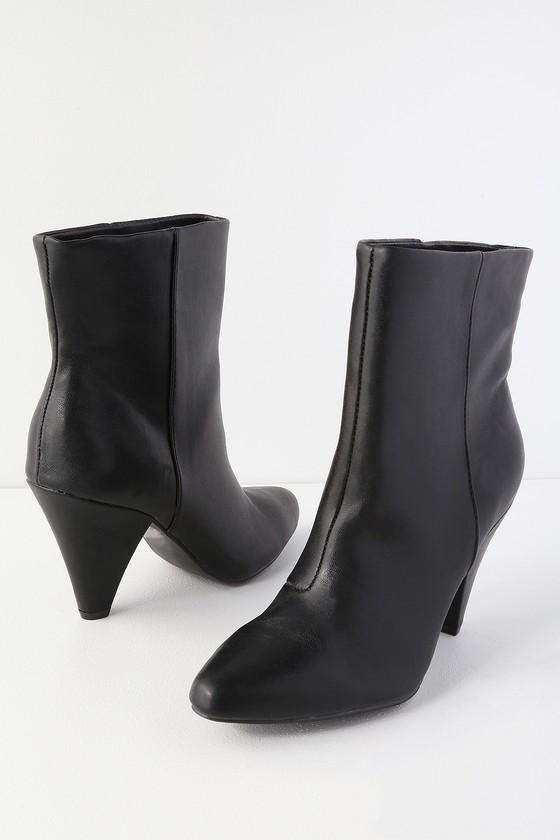 Dv By Dolce Vita Boss Black Stella Mid Calf Booties | Lulus